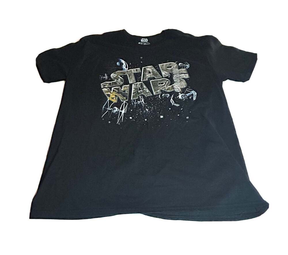 Star Wars Iconic Chase Graphic Men’s T-Shirt Black XL New